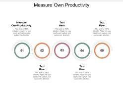 Measure own productivity ppt powerpoint presentation infographics aids cpb