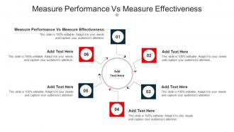 Measure Performance Vs Measure Effectiveness Ppt Powerpoint Presentation Outfit Cpb