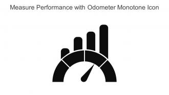 Measure Performance With Odometer Monotone Icon In Powerpoint Pptx Png And Editable Eps Format