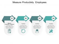 Measure productivity employees ppt powerpoint presentation show styles cpb