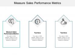Measure sales performance metrics ppt powerpoint presentation inspiration file cpb