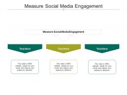 Measure social media engagement ppt powerpoint presentation show ideas cpb