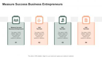Measure Success Business Entrepreneurs In Powerpoint And Google Slides Cpb