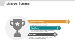 Measure success ppt powerpoint presentation infographics template cpb