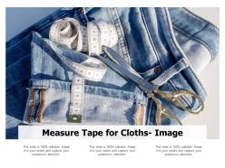 Measure tape for cloths image