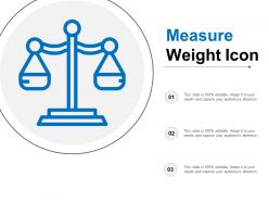 Measure weight icon