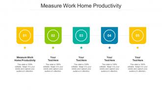 Measure Work Home Productivity Ppt Powerpoint Presentation Icon Show Cpb