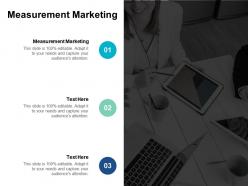Measurement marketing ppt powerpoint presentation icon professional cpb