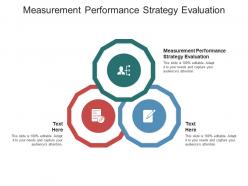 Measurement performance strategy evaluation ppt powerpoint presentation model example topics cpb