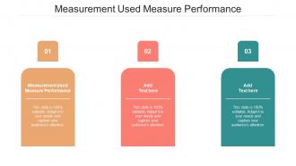 Measurement Used Measure Performance In Powerpoint And Google Slides Cpb