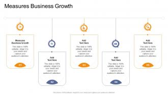 Measures Business Growth In Powerpoint And Google Slides Cpb