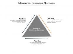 Measures business success ppt powerpoint presentation styles microsoft cpb