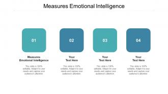 Measures emotional intelligence ppt powerpoint presentation professional background cpb