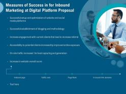 Measures Of Success In For Inbound Marketing At Digital Platform Proposal Ppt Show