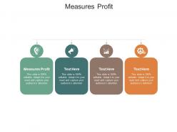 Measures profit ppt powerpoint presentation ideas infographics cpb
