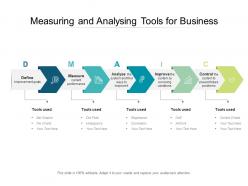 Measuring and analysing tools for business