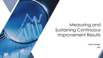 Measuring And Sustaining Continuous Improvement Results PPT Guidelines AT