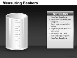 Measuring Beakers Powerpoint Presentation Slides Db