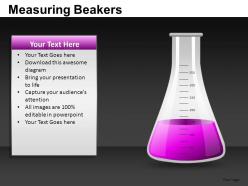 Measuring Beakers Powerpoint Presentation Slides Db