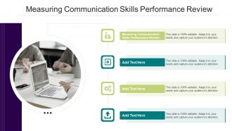 Measuring Communication Skills Performance Review In Powerpoint And Google Slides Cpb