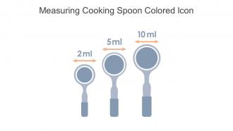 Measuring Cooking Spoon Colored Icon In Powerpoint Pptx Png And Editable Eps Format