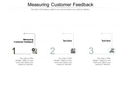 Measuring customer feedback ppt powerpoint presentation pictures model cpb