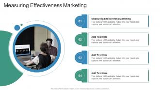 Measuring Effectiveness Marketing In Powerpoint And Google Slides Cpb