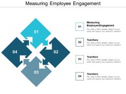 Measuring employee engagement ppt powerpoint presentation gallery deck cpb