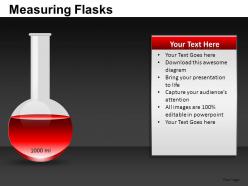 Measuring flasks powerpoint presentation slides db