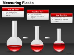 Measuring flasks powerpoint presentation slides db