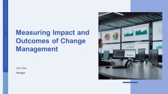Measuring Impact And Outcomes Of Change Management PPT Presentation AT