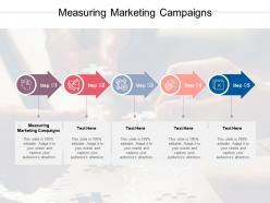 Measuring marketing campaigns ppt powerpoint presentation ideas graphics design cpb