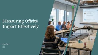 Measuring Offsite Impact Effectively PPT Structure AT