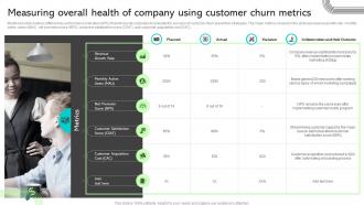 Measuring Overall Health Of Company Using Customer Ways To Improve Customer Acquisition Cost