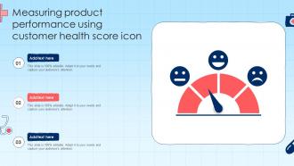 Measuring Product Performance Using Customer Health Score Icon