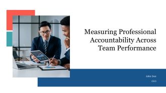 Measuring Professional Accountability Across Team Performance PPT Mockup AT