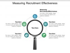 Measuring recruitment effectiveness ppt powerpoint presentation icon format cpb