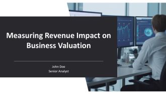 Measuring Revenue Impact On Business Valuation PPT Sample AT