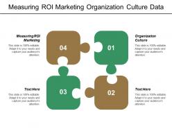 Measuring roi marketing organization culture data science analytics cpb