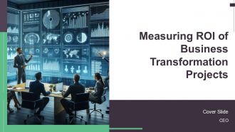 Measuring ROI Of Business Transformation Projects PPT Mockup AT