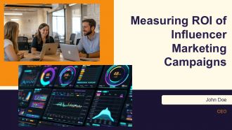 Measuring ROI Of Influencer Marketing Campaigns PPT Template AT
