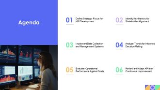 Measuring Success With Key Performance Indicators PPT Template AT Visual Customizable