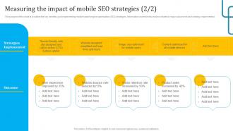 Measuring The Impact Of Mobile Seo Techniques To Improve Mobile Conversions And Website Speed