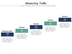 Measuring traffic ppt powerpoint presentation file shapes cpb