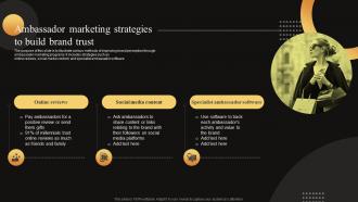 Measuring WOM Marketing Campaign Success Ambassador Marketing Strategies MKT SS V