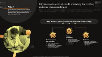 Measuring WOM Marketing Campaign Success Introduction Word Mouth Marketing MKT SS V