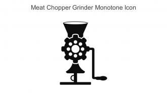 Meat Chopper Grinder Monotone Icon In Powerpoint Pptx Png And Editable Eps Format