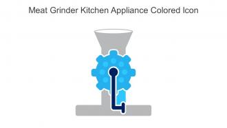 Meat Grinder Kitchen Appliance Colored Icon In Powerpoint Pptx Png And Editable Eps Format