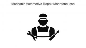 Mechanic Automotive Repair Monotone Icon In Powerpoint Pptx Png And Editable Eps Format
