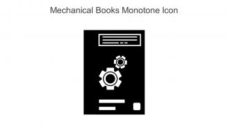 Mechanical Books Monotone Icon In Powerpoint Pptx Png And Editable Eps Format